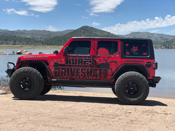 ADAMS DRIVESHAFT JL (RUBICON - SPORT - SAHARA) FRONT 1310 CV DRIVESHAFT OEM FLANGE STYLE [EXTREME DUTY SERIES]