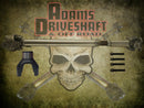 ADAMS DRIVESHAFT JL RUBICON - SAHARA - SPORT - FRONT 1350 CV DRIVESHAFT OEM FLANGE STYLE [EXTREME DUTY SERIES]-2