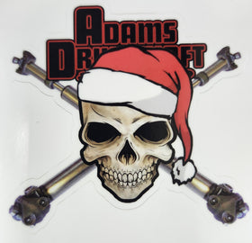 Adams Driveshaft - Santa Skully - LIMITED EDITION STICKER