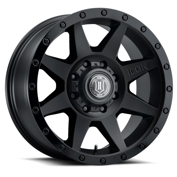 ICON Alloys Rebound HD, Double Black, 18 x 9 / 8 x 180, 12mm Offset, 5.5" BS