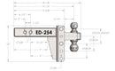 BulletProof 2.5" Extreme Duty 4" Drop/Rise Hitch-5