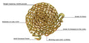 BulletProof Medium Duty 5/16" x 20' Transport Chain-2