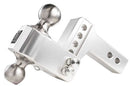 BulletProof 2.0" Aluminum Medium Duty 2" Drop/Rise Hitch - Stainless Ball-5