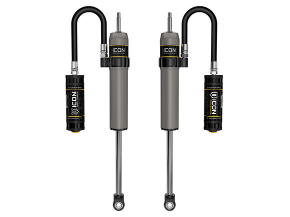 ICON 2022-2026 Toyota Tundra, 3-3.5" Lift, Rear, V.S. 2.5 Aluminum Series Shock Absorbers, Remote Reservoir, Pair