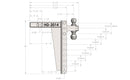 BulletProof 2.0" Heavy Duty 14" Drop/Rise Hitch-5