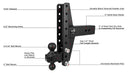 BulletProof 3.0" Heavy Duty 4" & 6" Offset Hitch-4