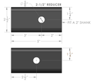 BulletProof Hitches 2.5" to 2" Reducer Sleeve-5
