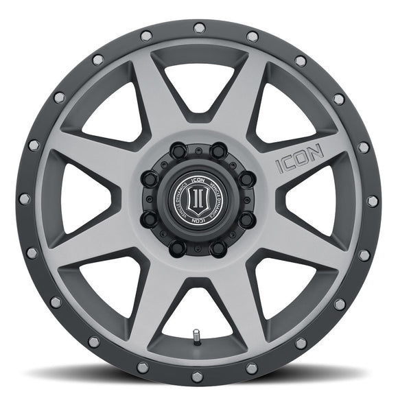 ICON Alloys Rebound, Titanium, 20 x 9 / 8 x 6.5, 12mm Offset, 5.5" Backspace