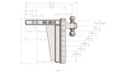 BulletProof 2.0" Extreme Duty 12" Drop/Rise Hitch-5