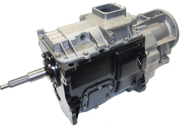 Remanufactured NV4500 Manual Transmission, 1994-95 GM 2500/3500, 4WD, External Slave Cylinder, Square Shifter Stub Opening In The Top Cover