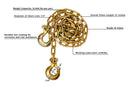 BulletProof Light Duty 1/4" Safety Chains (Pair)-5