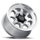 ICON Alloys Nuevo, Silver Machined, 17 x 8.5 / 5 x 5, -6mm Offset, 4.5" BS-3