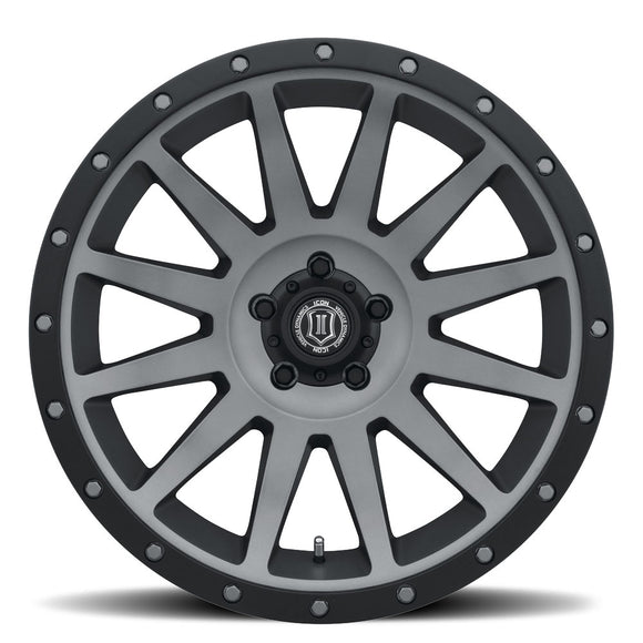 ICON Alloys Compression, Titanium, 20 x 10 / 5 x 5, -12mm Offset, 5" BS