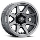 ICON Alloys Rebound Pro, Titanium, 17 x 8.5 / 5 x 5, -6mm Offset, 4.5" BS-1