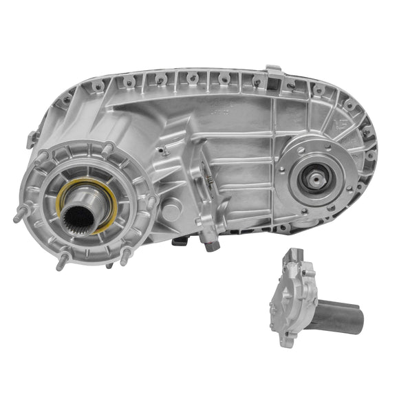 Remanufactured NP273 Transfer Case, 2006-12 Dodge Ram 2500 and 3500, Manual Transmission, or 6.7L Diesel With Automatic Transmission, Rear Slip Yoke, Splined Shift Shaft, With Shift Motor
