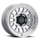 ICON Alloys Anza, Silver Machined, 17 x 8.5 / 5 x 5, -6mm Offset, 4.5" BS-1