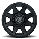 ICON Alloys Rebound HD, Double Black, 18 x 9 / 8 x 180, 12mm Offset, 5.5" BS-2