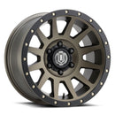 ICON Alloys Compression, Bronze, 17 x 8.5 / 5 x 5, -6mm Offset, 4.5" BS-1