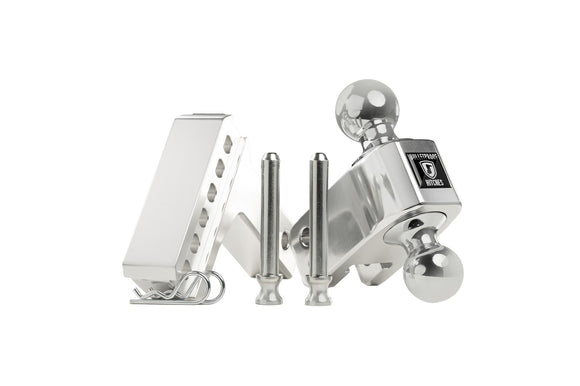 BulletProof 2.0" Aluminum Medium Duty 2" Drop/Rise Hitch