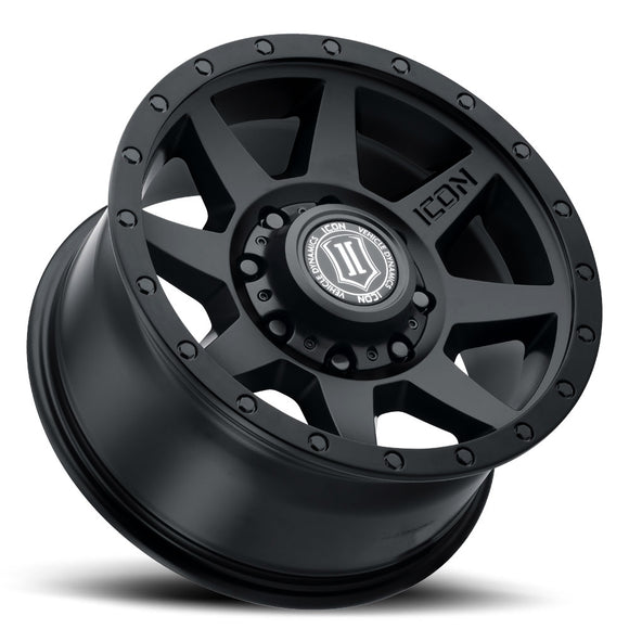 ICON Alloys Rebound HD, Double Black, 18 x 9 / 8 x 180, 12mm Offset, 5.5" BS