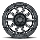 ICON Alloys Recoil, Gloss Black w/Milled Windows, 20x10/6x5.5, -24mm OS, 4.5" BS-2