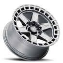 ICON Alloys Raider, Titanium, 17 x 8.5 / 6 x 5.5, 0mm Offset, 4.75" BS-9