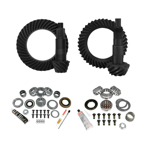 Yukon Re-Gear and Install Kit, D30 front/D44 rear, Jeep JL non-Rubicon, 4.56