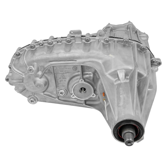 Remanufactured BW4446 Transfer Case, 2013-18 Ram 3500 Cab Chassis With Aisin Transmission, Electric Shift, Rear Bolt Yoke, Has Magnet Wire In Rear Case, 8 Bolt Adapter, Without Shift Motor