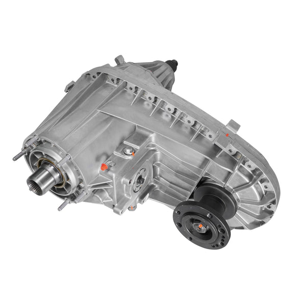 Remanufactured NP273 Transfer Case, Upgraded Heavy Duty Replacement, 2007-11 Dodge Ram 3500, Automaitc Transmission Except 6.7L Diesel, Bolt On Rear Yoke, Splined Shift Shaft