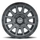 ICON Alloys Compression, Double Black, 17 x 8.5 / 6 x 135, 6mm Offset, 5" BS-2