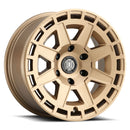 ICON Alloys Compass, Satin Brass, 17 x 8.5 / 6 x 5.5, 0mm Offset, 4.75" BS-1