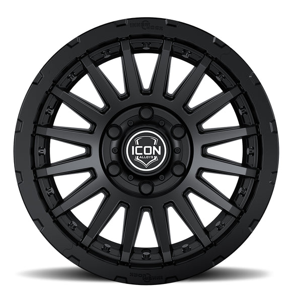 ICON Alloys Recon Pro, Satin Black, 17 x 8.5 / 5 x 150, 25mm Offset, 5.75" BS
