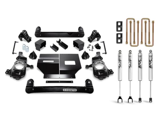Cognito 4-Inch Standard Lift Kit with Fox PS 2.0 IFP for 2020-2026 Silverado/Sierra 2500/3500 2WD/4WD