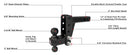 BulletProof 2.0" Medium Duty 4" Drop/Rise Hitch-3