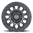ICON Alloys Hulse, Double Black, 18 x 9 / 8 x 6.5, 12mm Offset, 5.25" Backspace-2