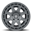 ICON Alloys Compass, Satin Black, 17 x 8.5 / 6 x 135, 6mm Offset, 5" BS-2