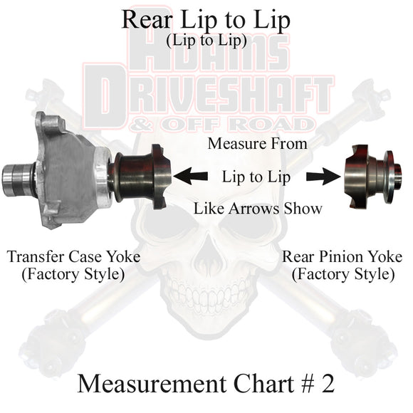 ADAMS DRIVESHAFT JL REAR 1310 CV DRIVESHAFT SAHARA - SPORT [EXTREME DUTY SERIES]