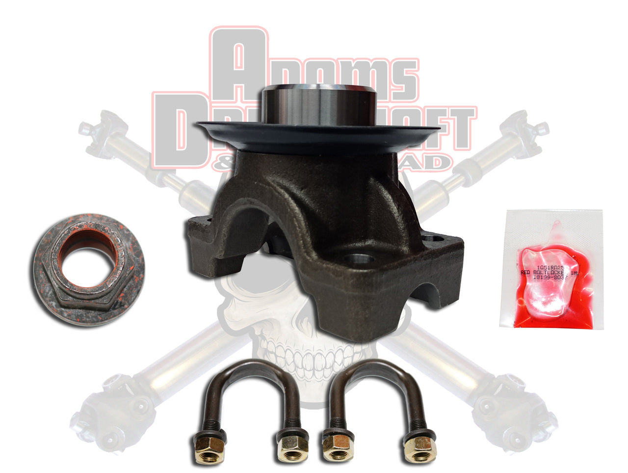 Adams Forged 1350 Series Rear Ford 8.8 High Angle Pinion Yoke 28 to 30 Degrees.